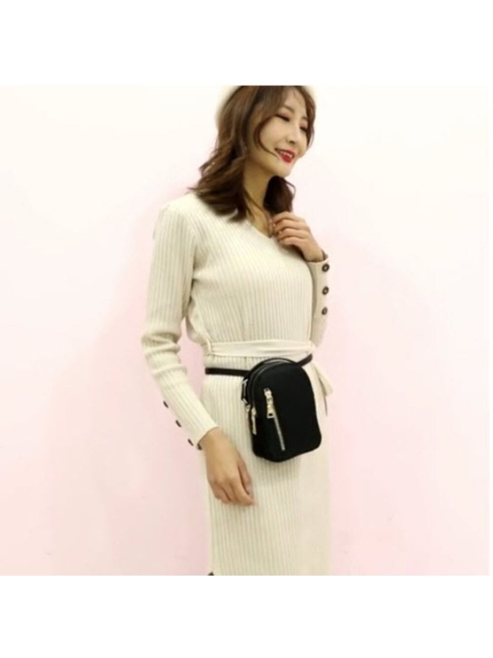 black Crossbody Cell Phone Purses Wallet - Picture 2 of 8